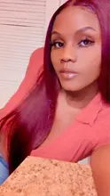 Pelucas de cabello humano con encaje granate frontal, 99J, peluca de cabello humano liso brasileño, parte de encaje, pelo Remy pre-arrancado, Estrella Brillante 180