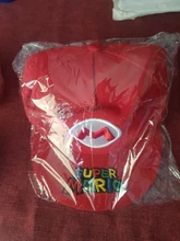 Gorra de baseball con bordado de Mario para niñas, informal, cosplay, hip hop, para viajar al aire libre