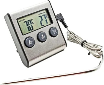 

Thermometer sound with alarm (for самогоноварения, brewing, cooking, Bragi, meat, steak)