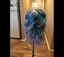 Younsolo-mechones Rubio 613 con cierre, cabello humano ondulado, 4x4, mechones, extensión de cabello humano Remy brasileño