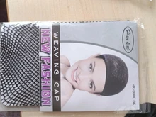 Gorro de malla para peluca, dos tapas de extremo abierto para pelo largo y corto, color negro, marrón, peluca tejida, novedad de 2020