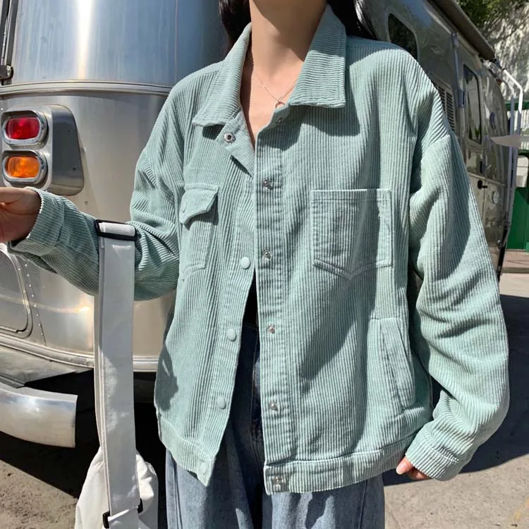 mint corduroy jacket