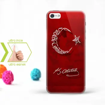 

IPhone 5-5S Slim Clear Silicone Phone Cover (Atatürk-3)