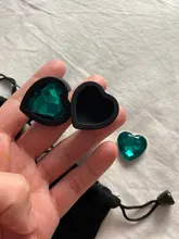 Juguetes sexuales de silicona con forma de corazón para hombres y mujeres, masajeador de próstata, tapón Anal, joya extraíble, decoración para pareja Gay