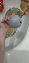 Ballena eléctrica de inducción para niños pequeños, juguetes de baño con aspersor de música, luces coloridas, juguetes de agua