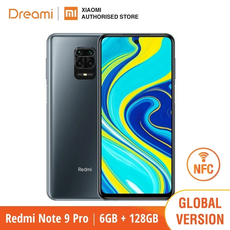 Глобальная версия Xiaomi Redmi Note 9 Pro 6 ГБ RAM 128 Гб ROM (абсолютно новый/Герметичный)