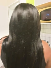 TIANTAI-Peluca de cabello humano liso para mujer, postizo de encaje con cierre de 4x4 28 pulgadas, pelo Remy brasileño con densidad de 150