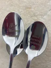2021 Valentines Day Gift Anniversary Gift for Boyfriend Stainless Steel Spoon Good Morning