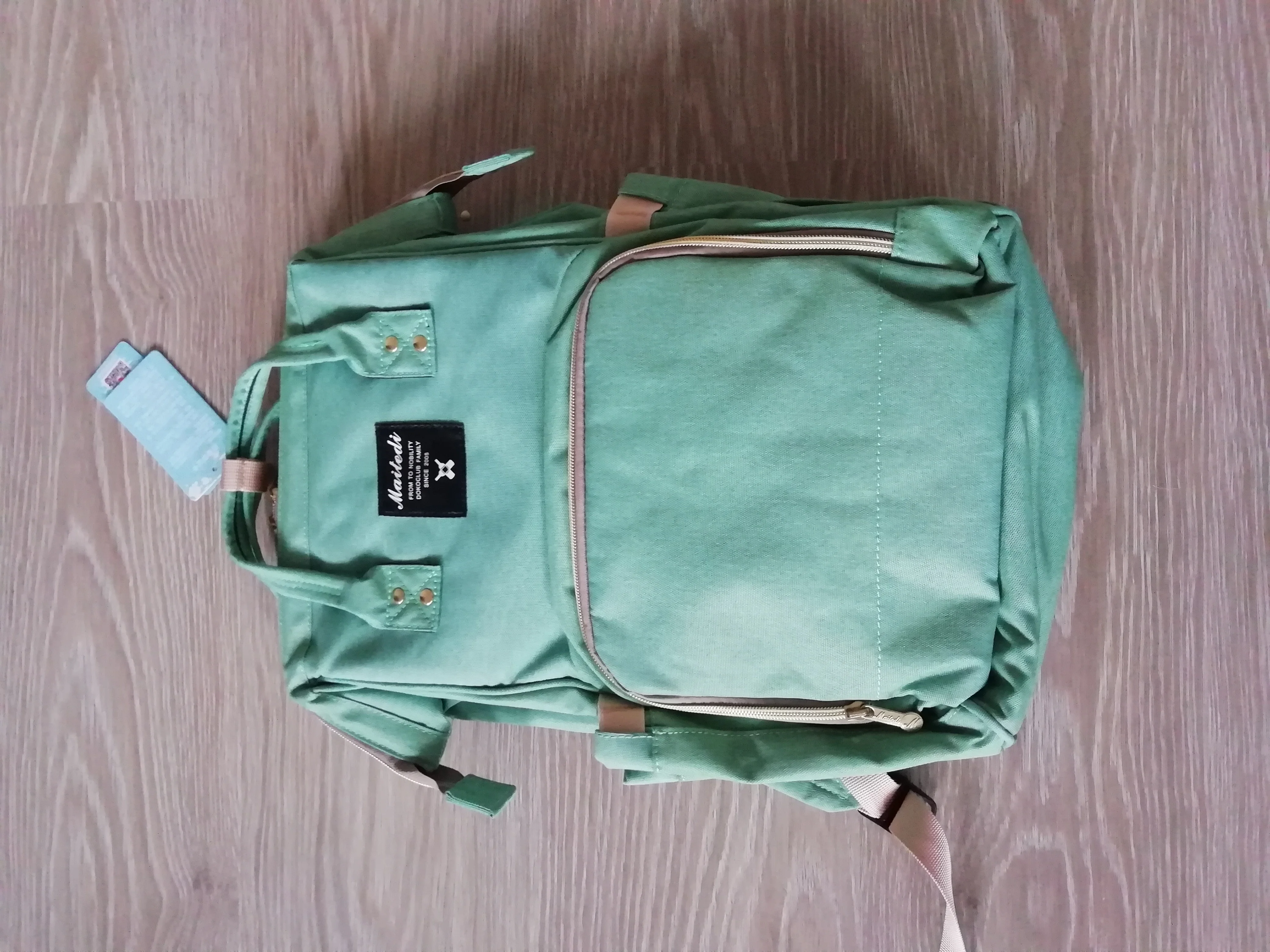 Рюкзак для Мамы Baby Mo (Mummy bag) Бирюзовый арт. RM0306008 | Мать и ребенок