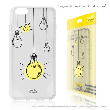 

FunnyTech®Silicone Case for Huawei P20 Lite L Bulbs pendants transparent