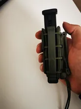 Bolsa de revista táctica Molle para Ar15 M4 5,56 7,62 9mm escorpión rápido Mag de liberación rápida Mag TPR funda con cubierta caja de engranaje de caza