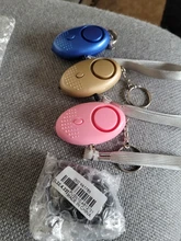 Alarma de autodefensa con forma de huevo para niña y mujer, alerta de protección de seguridad Personal, seguridad, llavero fuerte, alarma de emergencia, 130dB