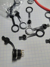 10pce/lote tapa impermeable DC099 5,5mm x 2,1mm toma de corriente CC hembra 11MM 5,5*2,1 5,5*2,5 MM impermeable