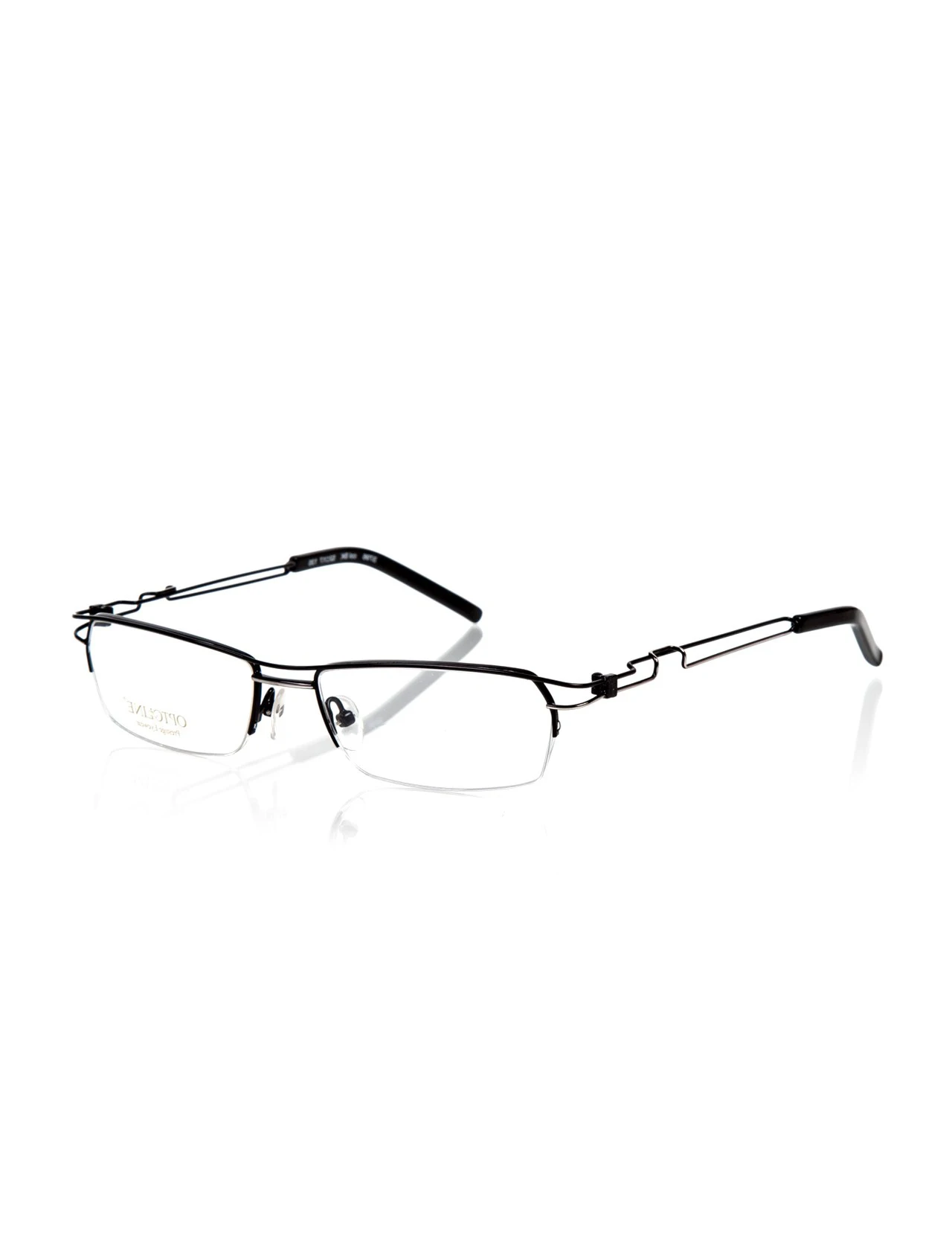 

Markamilla Unisex Reading Glasses Frame Demo Glasses Eyewear Transparent High Quality Women MenOptoline F-S 3796 BK