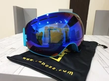COPOZZ-Gafas de esquí para hombre y mujer, lentes de Snowboard para esquiar, protección UV400, antiniebla