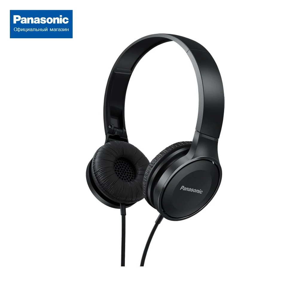 Черный Накладные стерео наушники Panasonic RP-HF100GC - Цвет: Черный