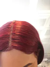 Remyblue-pelucas de cabello humano con encaje frontal 13x1, 99J, cabello humano malayo liso, Remy, prearrancado, 28 pulgadas