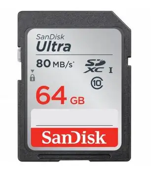 

SANDISK ULTRA SDXC 64 GB (80 MB/s, CLASS 10)