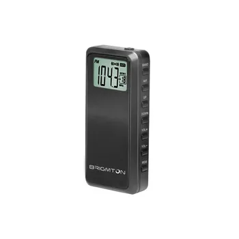 

Brigmton bt123 Black am/fm portable 60 presets off timer