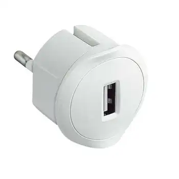 

Usb charger adapter legrand 050680-White