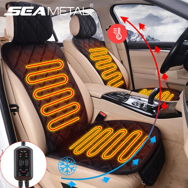 Universal 12V Car Seat Cover Cooling & Heating & Massage Pad Warmers Cushion