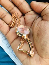 Reloj de pulsera de acero inoxidable para mujer, pulsera de cuarzo pequeña, de lujo, a la moda, sencillo, 1 Uds.