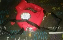 Leash Flashlight Extendable Lead Pet-Dog with Garbage-Bag