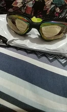 Professional Swimming Goggles Earplugs Nose-Clip Electroplate Waterproof Silicone Silicone