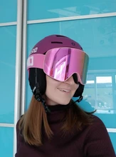De esquí profesional Gafas hombres mujeres Anti-niebla cilíndrica Gafas de nieve para esquí protección UV invierno adulto deporte Snowboard Gafas de esquí