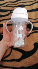 Taza De alimentación De bebé De 350ml con pajita para niños, nueva Taza De entrenamiento con pajita para aprender a beber