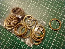 Mibrow-10 unidades/lote de llavero de 25mm, 28mm y 30mm, anillo dividido (nunca se decolora), llavero Diy, fabricación de joyas, anillos para llaves