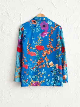 

Oopscool Lcwaikiki Flower Print Blazer Jacket