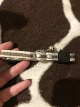 Collar de seguridad ajustable para gatos con cierre a presión, Material de algodón con campana, no mantiene el cuello, productos para cachorros de Mascota, Collar