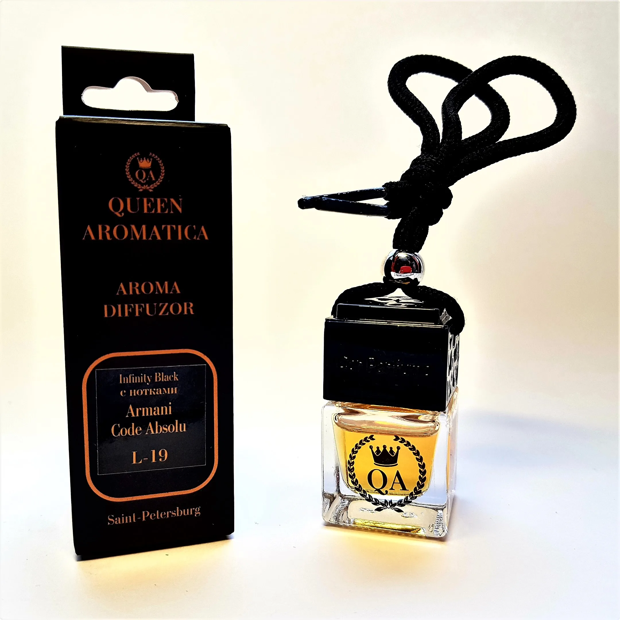 Ароматизатор для авто Queen Aromatica освежитель воздуха Mужская парфюмерия