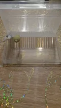 Caja de almacenamiento con ranuras de plástico para limas de uñas, accesorios de manicura con soporte transparente acrílico, 20 unidades