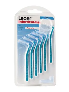 

Lacer angular conical interdental brush 6 PCs maximum cleaning between your teeth