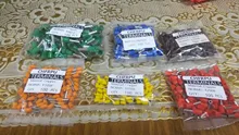 wire connect 100pcs Insulated connector Terminal Crimp Terminator cold pressed insulated