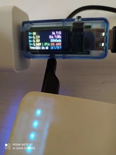 Probador USB U96, voltímetro Digital de CC, amperímetro, cargador tipo batería externa, indicador, medidor de corriente de voltaje, detector + carga + cocodrilo