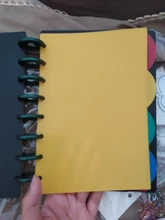 Separadores de índice coloridos de agujeros de seta A4/A5/B6, divisores de revistas, accesorios para cuadernos