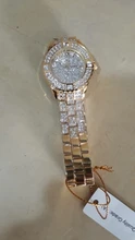 Relojes de oro con diamantes para mujer, pulsera femenina de marca de lujo con diamantes de imitación