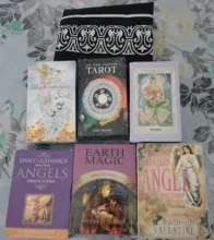 Cartas de Tarot misteriosas para mujeres y niñas, cartas de oráculo, juego de mesa