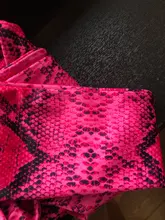 Push-Up Bikini Bathing-Suit Bandage Swimwear Women Animal-Printed Female Sexy