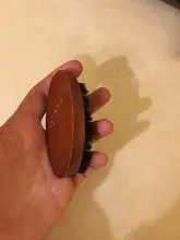 8cm jabalí Natural cepillo barba cerdas para hombres bambú masaje que funciona maravillas a peine de barba y bigote envío de la gota