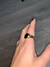 Anillo Vintage para hombre, anillos de esmalte, Punk, clásico, negro, piedras negras de imitación, anillo esmaltado