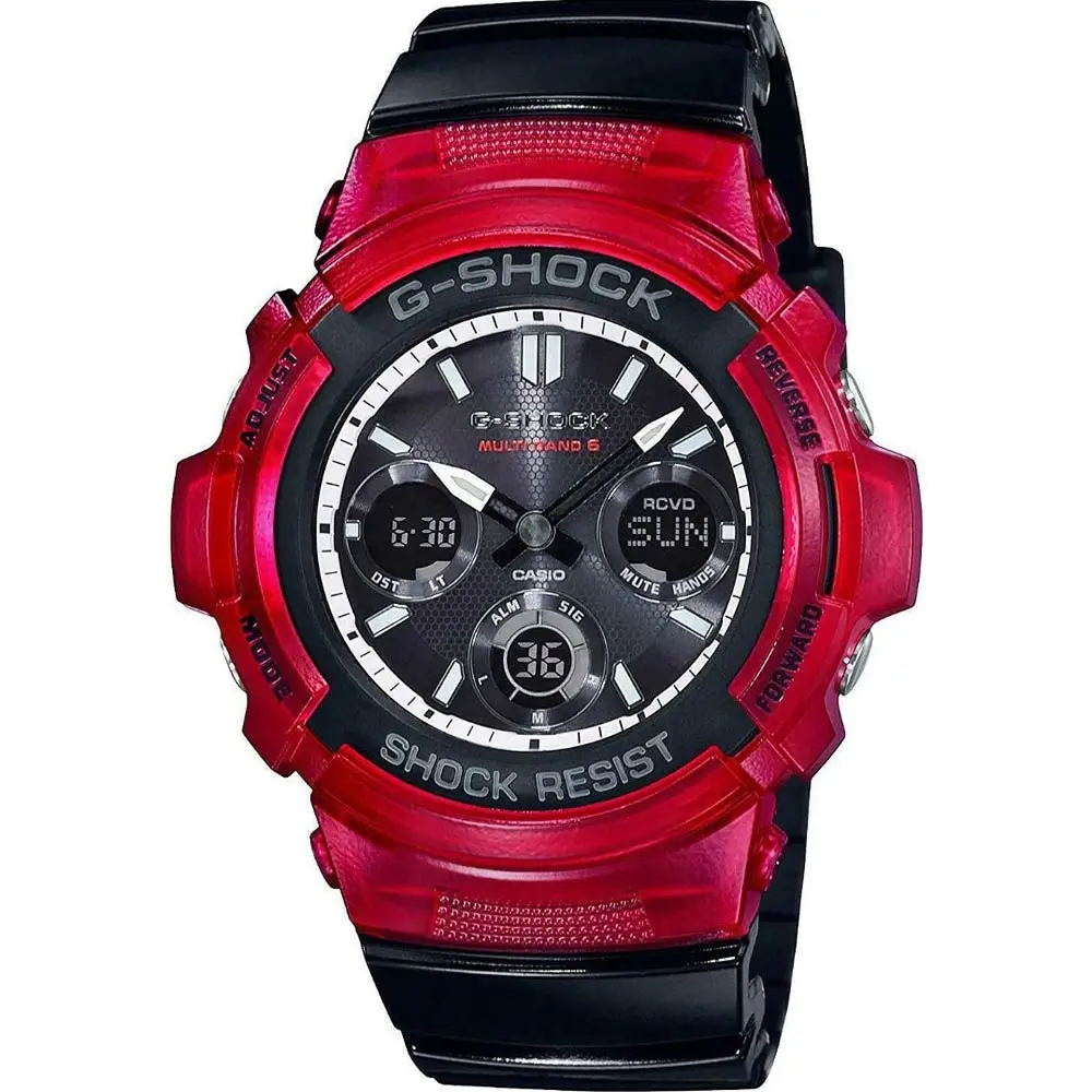 Наручные часы Casio AWG-M100SRB-4AER мужские кварцевые |