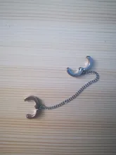 Pendientes de Clip de acero inoxidable, pendientes falsos sin piercing, joyería de personalidad Punk