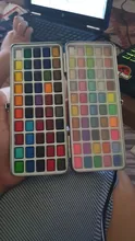 FLYDOM arte 90/100 colores de pintura acuarela conjunto contiene perla fluorescente brillo metálico Color DE macarrón suministros de arte