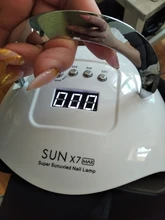 SUN X7 MAX-Lámpara LED UV de secado rápido para uñas, de alta potencia, 180W, esmalte de Gel, herramienta de secado de uñas con Sensor inteligente, nueva oferta