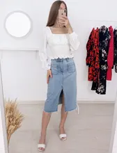 Short Blouses Womens Tops Long-Sleeve Vintage Square-Collar Casual Simple New Bow Solid