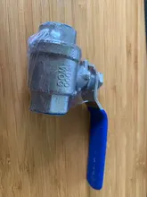Stainless-Steel Ball-Valve Vinyl-Handle Female SS304 BSPT with 1-1/2-2P Full-Port 3/8-